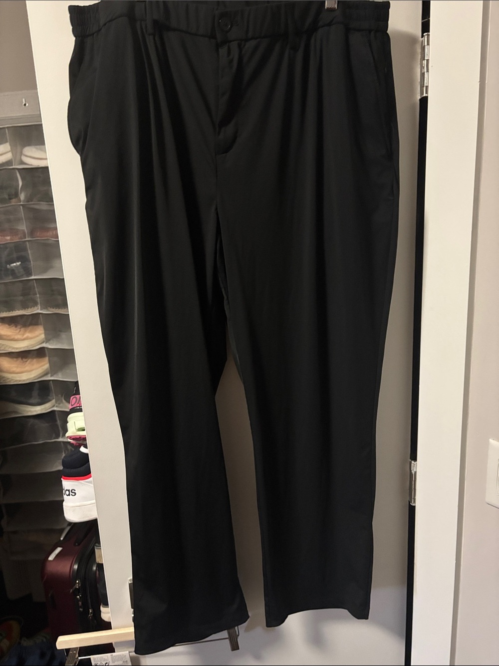 Black Straight Leg Dress Pants